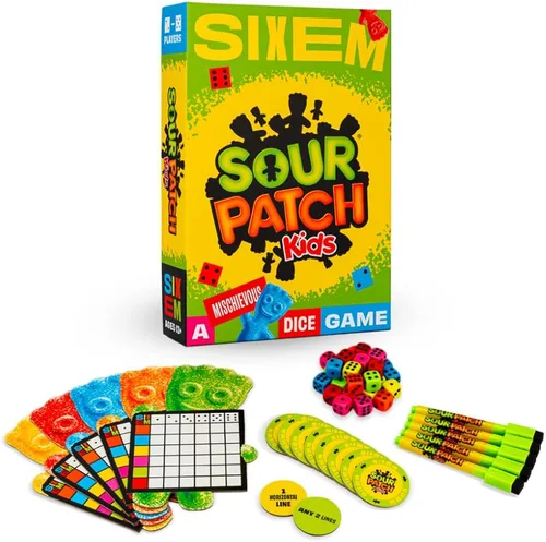Miniatura 9 de Hootenanny Games Sixem Juego de dados Velocidad, estrategia y sabotaje para la noche de juegos Perfecto para juegos familiares 2-4 jugadores