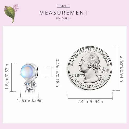 Miniatura 6 de MOWIMO Abalorios de amor de arco iris con diseño de corazón espacial de astroaní para pulsera de plata de ley 925 con diseño de ojo de la suerte