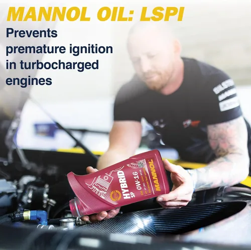 Miniatura 3 de SP 0W-16 - Aceite de motor sintético completo por Mannol, aceite de motor 0W16, aceite de motor sintético, aceite de automóvil, aceite de 1 litro
