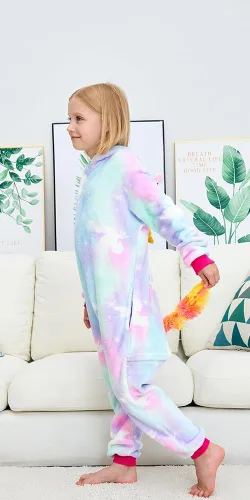 Miniatura 4 de Pijama unisex de unicornio para niños, disfraz de Halloween