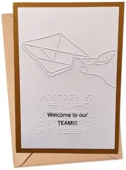 Miniatura 13 de Tarjetas de notas en braille para ciegos o con discapacidad visual (Motivación-2)
