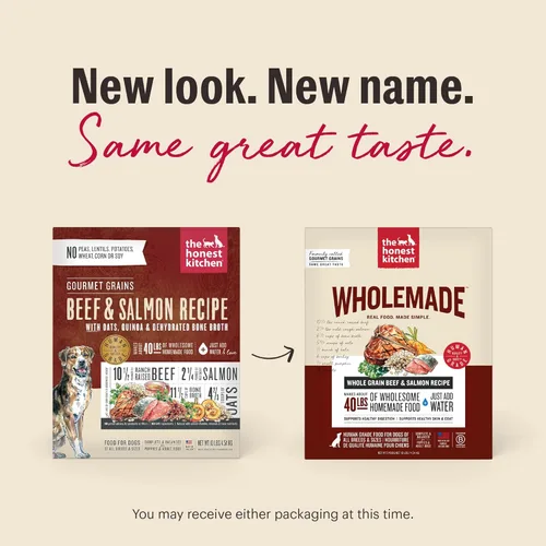 Miniatura 3 de The Honest Kitchen Human Grade Wholemade™ Alimento Deshidratado para Perros de Grano Integral - Comida Completa y Equilibrada o Complemento - Carne