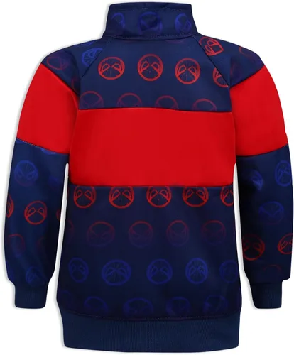 Miniatura 3 de Spider-Man Marvel Boys Zip Up Jacket and Jogger Set for Toddlers BlueRed