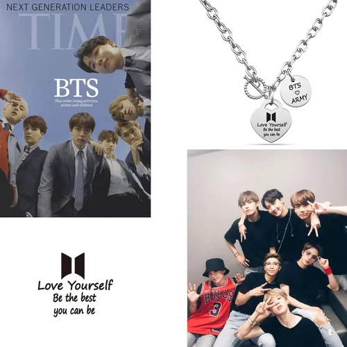 Miniatura 7 de G-Ahora Bangtan Boys Necklace for Girls Kpop Bangtan Boys Bangtan Necklace Bangtan Boys Army Jewelry Bangtan Boys to Love Yourself Army Necklace
