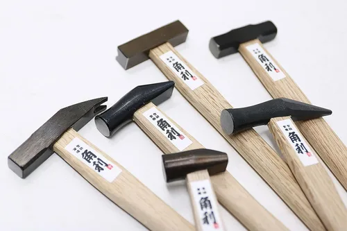 Miniatura 4 de KAKURI Mini martillo remachador para manualidades y pasatiempos, ligero de 3.5 onzas, herramienta de martillo de precisión japonesa, cabeza redonda