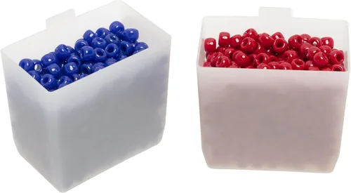 Miniatura 7 de Akro-Mils 30101 - Contenedor de plástico para clasificar piezas pequeñas en estantes (2 x 3-1/4 x 3 pulgadas), color blanco, caja de 48