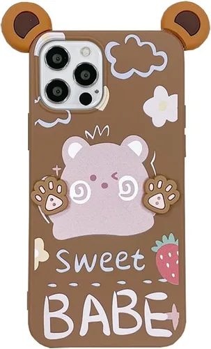 Miniatura 13 de Bonita funda de dibujos animados compatible con Samsung Galaxy S20 FE, funda protectora de goma de silicona suave con personaje de muñeca de Conejo