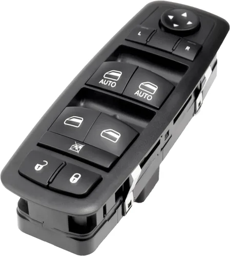 Miniatura 10 de Interruptor de ventana eléctrica compatible con Jeep Cherokee 2015-2022, Chrysler 200 2015-2017, Chrysler 300 2011-2020, Dodge Charger 2011-2019