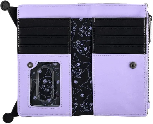 Miniatura 3 de Loungefly Sanrio Hello Kitty Kuromi Cosplay Flap Wallet, Multi, Billetera plegable
