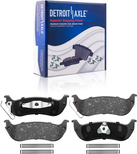 Miniatura 69 de Detroit Axle - Kit de freno delantero para Dodge Ram 1500 Durango Dakota Chrysler Aspen Dakota Driver Side Disco Freno Pinza de freno de cerámica