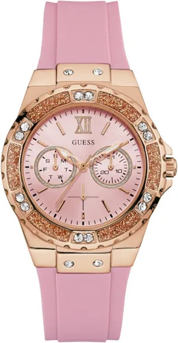 Miniatura 6 de Guess - Reloj para mujer de acero inoxidable + silicona resistente a manchas