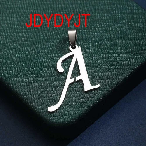 Miniatura 6 de Dijes Conectores de Acero Inoxidable con Letra Inicial Colgantes del Alfabeto Manualidades DIY para Hacer Joyas Collares Pulseras Llavero