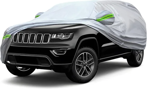 Miniatura 15 de La funda completa de 6 capas para automóvil es impermeable para todo tipo de clima, universal en todas las estaciones, prevención de nieve, Tira