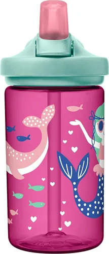 Miniatura 28 de CamelBak Eddy+ Kids Water Bottle with Bite Valve Straw, Leak‑Resistant Easy‑Sip Design for Everyday Hydration, 14oz Kids Animales de la selva
