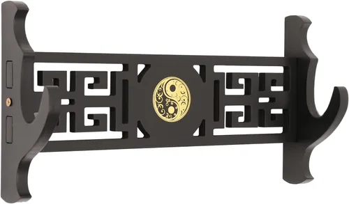 Miniatura 8 de Soporte para espada Katana - Soporte de pared acolchado de terciopelo Kirin de 1 nivel, soporte de Katana Samurái, soporte de exhibición de espada