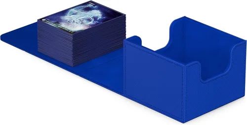 Miniatura 19 de Ultimate Guard Sidewinder 100+, caja de cubierta para 100 tarjetas TCG de doble manga, gris, cierre magnético y forro interior de microfibra para un