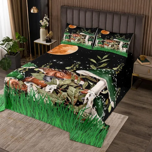 Miniatura 43 de Erosebridal Juego de colcha de teñido anudado arcoíris, juego de ropa de cama bohemio de calavera de la muerte, juego de ropa de cama tamaño King