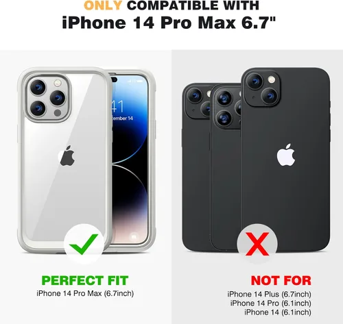Miniatura 77 de Diaclara Funda diseñada para iPhone 16, mejorada [protección completa de la cámara], carcasa resistente de cuerpo completo con protector de pantalla