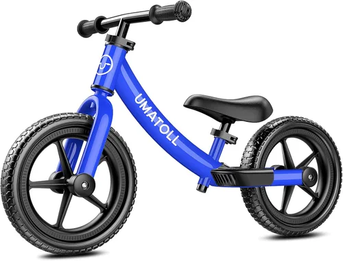 Bicicleta de Equilibrio Umatoll para Niños Pequeños de 2 Años, Bicicleta de Juguete para Niños de 18 Meses a 5 Años, Ajuste Sin Herramientas,