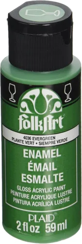Miniatura 19 de FolkArt Pintura esmaltada para vidrio y cerámica en varios colores (2 onzas), 4013, grano de café Granos de café