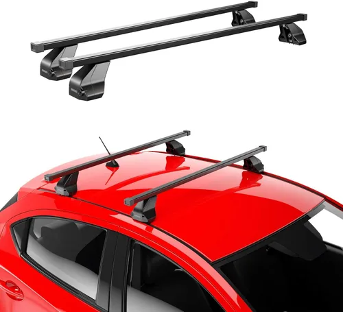 Miniatura 2 de OMAC Barras transversales superiores para Mercedes EQS V297 2022-2024 Acero Negro