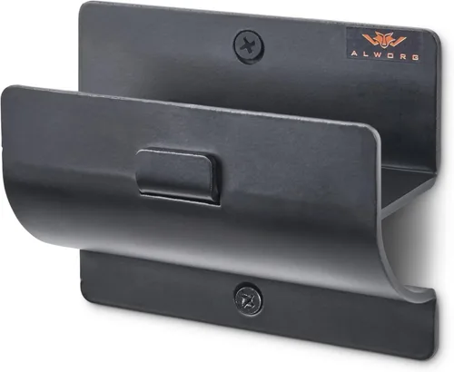 Miniatura 13 de Juego de 4 colgadores de escalera para pared de garaje, gancho negro resistente para almacenamiento de escaleras de montaje en pared. Soporte