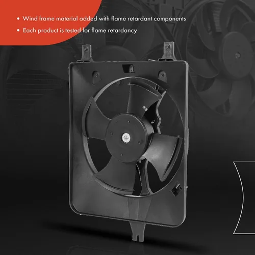 Miniatura 3 de A-Premium Conjunto de ventilador del condensador A/C compatible con modelos seleccionados de Honda - Accord 1998 1999 2000 2001 2002, 2.3L