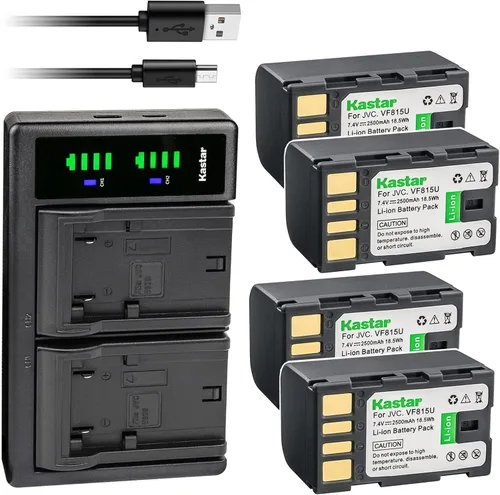 Miniatura 7 de Kastar Reemplazo del cargador de batería USB LTD2 para JVC BN-VF808 BN-VF808U BN-VF815 BN-VF815U BN-VF915 BN-VF915U BN-VF823 BN-VF823U BN-VF923U