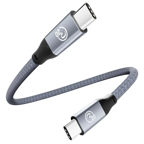 Miniatura 9 de UseBean Cable USB C a USB C de 100 W, 0.6 pies, USB 3.2 Gen 2X2 20 Gbps de transferencia de datos tipo C, cable de carga PD de carga rápida, cable