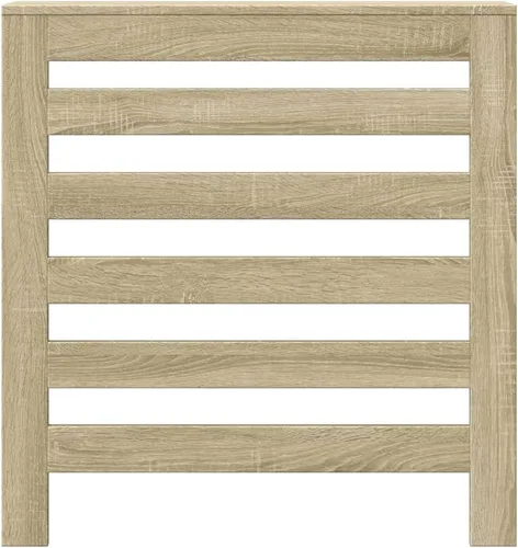 Miniatura 5 de vidaXL Cubierta Radiador Sonoma Oak 30.7x7.9x32.3 Madera Ingeniería