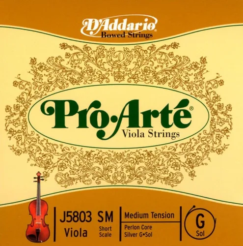 Miniatura 3 de D'Addario Pro-Arte Viola Single A String, escala media, tensión media