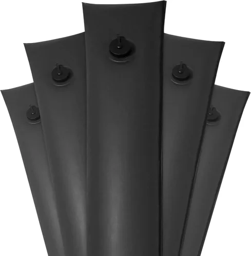 Miniatura 4 de Pool Mate Paquete de 5 bolsas de agua clásicas negras de una sola cámara para piscina, vinilo de 0.013 in de grosor, pesos de cubierta, tubos de agua