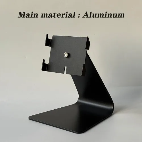 Miniatura 2 de ATOPHK Soporte giratorio y inclinable de aluminio para Echo Hub, rotación ajustable de 360°, escritorio duradero con base antideslizante, pantalla