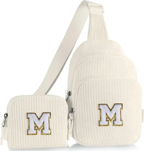 Miniatura 52 de Riñonera cruzada para niñas, Beige, Small