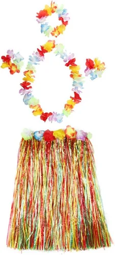 Faldas de hierba para adultos, falda de hula de talla grande, disfraz de fiesta hawaiana de Luau Danza de Luau, cintura elástica,, Varios colores