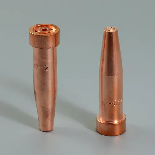 Miniatura 3 de RIVERWELD Puntas de corte de acetileno 6290 tamaño 2 y 6290-2 para soplete de cortador de oxígeno Oxy Oxyfuel hecho de cobre, paquete de 2