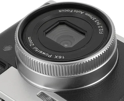 Miniatura 8 de Cámara digital para fotografía, cámara de vlogging 4K, cámara retro compacta de zoom digital de 48 MP y 16X, antivibraciones, pantalla de 2.8