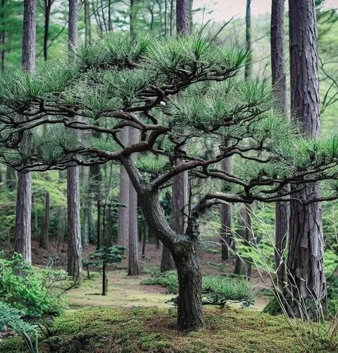Miniatura 8 de Pinus thunbergii (semillas de pino negro japonés, forma atractiva y características únicas, semillas de MySeeds.Co, elige la cantidad (1 oz)