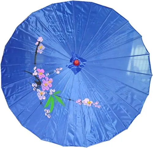 Miniatura 3 de JapanBargain, parasol japonés asiático de nylon chino para fotografía, cosplay, disfraces, boda, fiesta, decoración del hogar, tamaño para niños, 22
