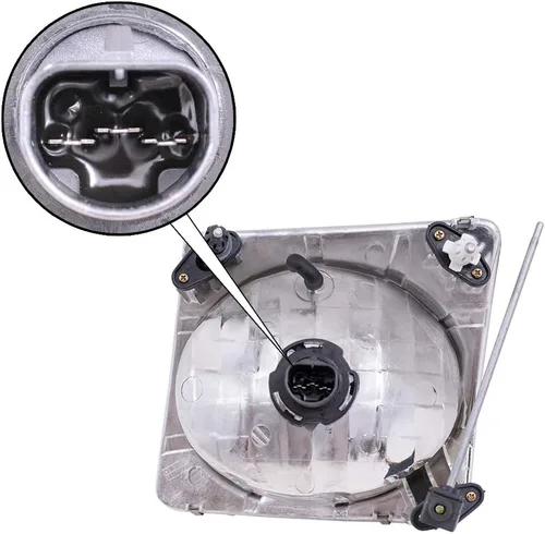 Miniatura 4 de Brock - Faros delanteros de repuesto para conductor y pasajero, compatibles con camioneta Explorer Sport Trac 2001-2005 1L5Z 13008 BA 1L5Z 13008 AA