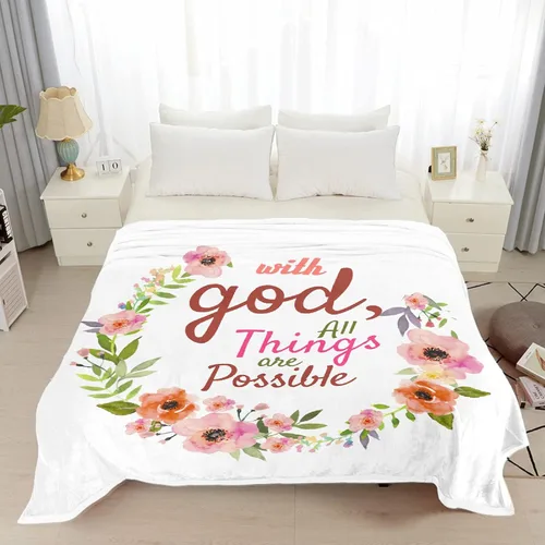 Miniatura 4 de Mantas de versículo bíblico de franela de felpa suave para niños, manta ligera para aire acondicionado para niños, decoración de sofá, habitación