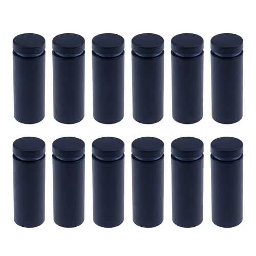 Miniatura 22 de Antrader Paquete de 12 Soportes Separadores de Vidrio de Acero Inoxidable de 3/4" x 1-1/5", Separadores de Pared Clavos de Ferretería Publicitarios