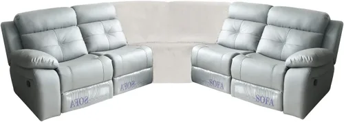 Miniatura 2 de MIFXIN Funda para sofá esquinero, 1 pieza, de terciopelo, elástica, para sofá reclinable seccional, funda para sofá reclinable en forma de L, Velvet