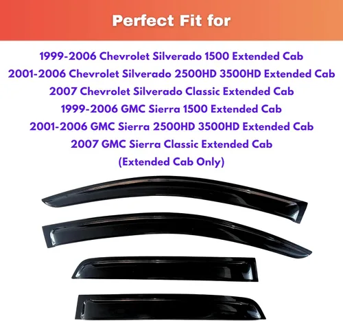 Miniatura 336 de KPY Visor de ventana compatible con Kia Soul 2009-2013, Protector contra lluvia de 4 unidades, deflectores de ventilación de ventana lateral