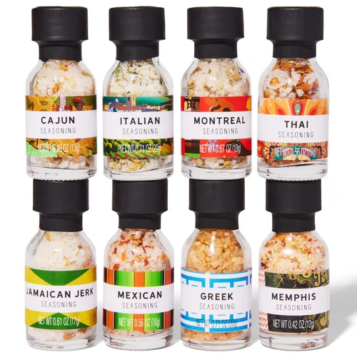 Miniatura 2 de Thoughtfully Gourmet, Global Spice Collection - Set de regalo de condimentos internacionales, sabores incluyen condimentos griegos, italianos