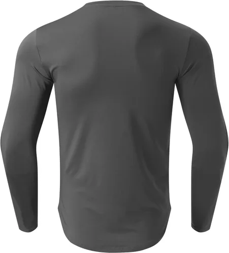 Miniatura 72 de Camisas de compresión atléticas de manga larga para hombre, capa base, camisa de entrenamiento atlético, camisas de compresión, camisetas deportivas