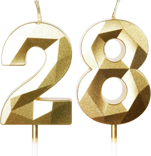 Miniatura 139 de Velas de cumpleaños número 15, velas número 15, velas de feliz cumpleaños de oro rosa para pastel, decoraciones de cobertura de pastel de diseño 3D