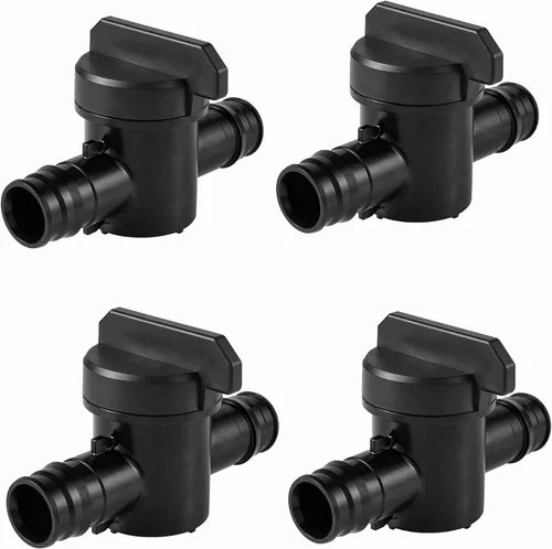 Miniatura 6 de Paquete de 2 accesorios EFIELD Pex Poly PPSU Pex-A Expansión 1/2" X1/2" Válvula de bola de puerto completo solo para conexión de tubería Pex-A, ASTM