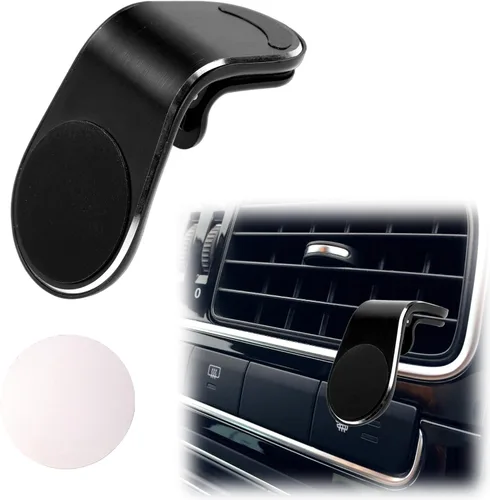 Lyreh Soporte magnético de navegación para teléfono móvil, rotación de 360°, tipo L, soporte magnético para automóvil, soporte universal para