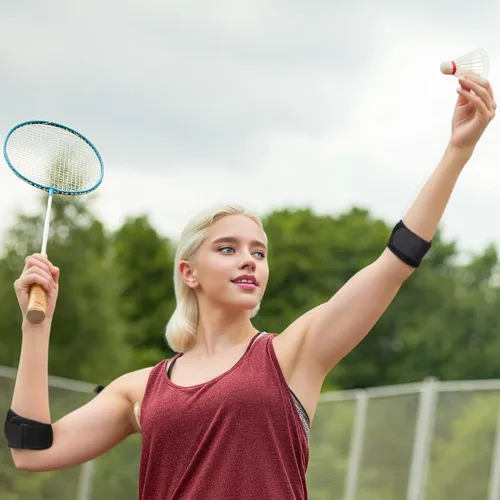 Miniatura 6 de Protector de antebrazo, codera de tenis para hombres y mujeres, codera de golfista, bandas de apoyos de antebrazo, soporte de codo de golf, alivio